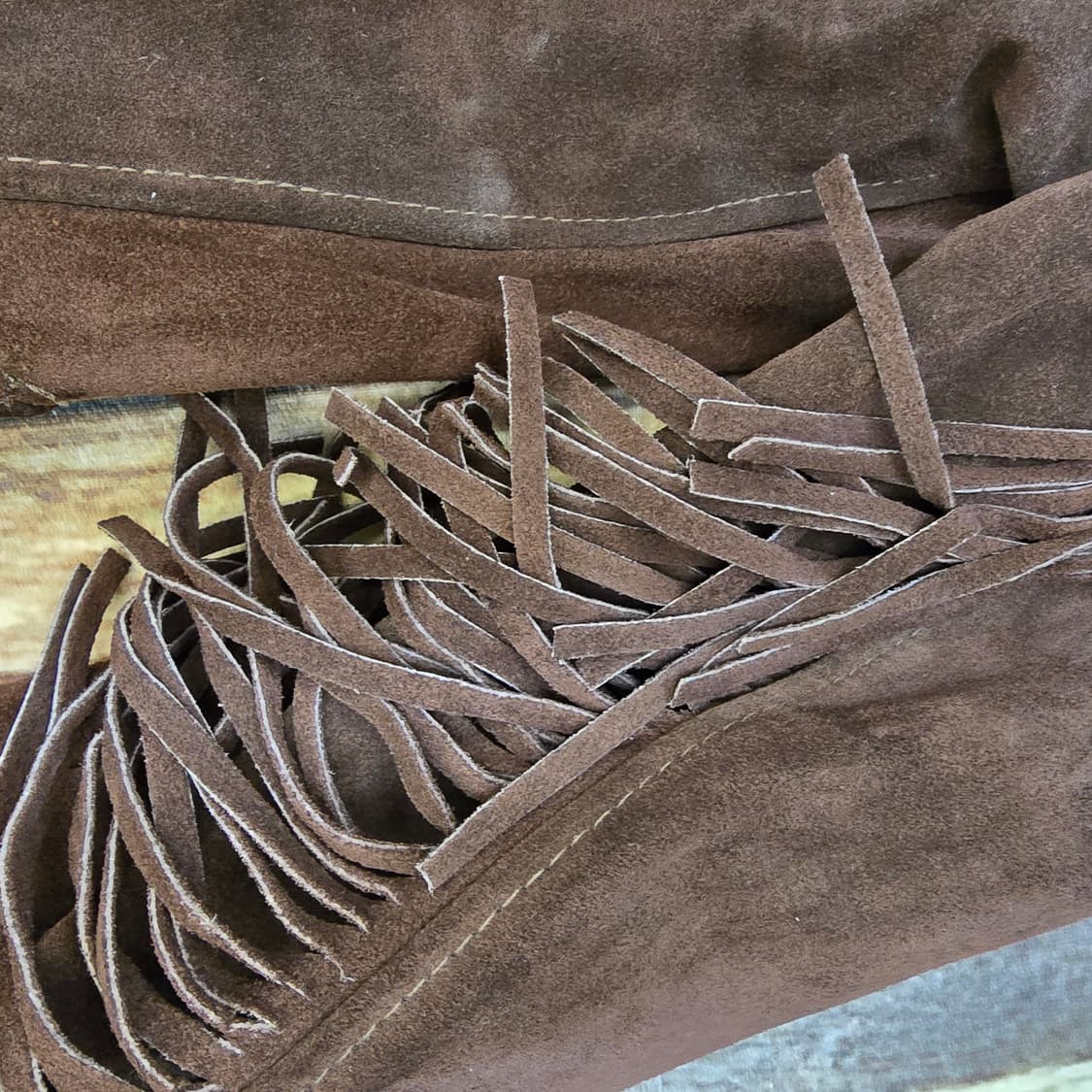 70s 빈티지 스웨이드 웨스턴 테슬자켓 프린지 상품이미지9