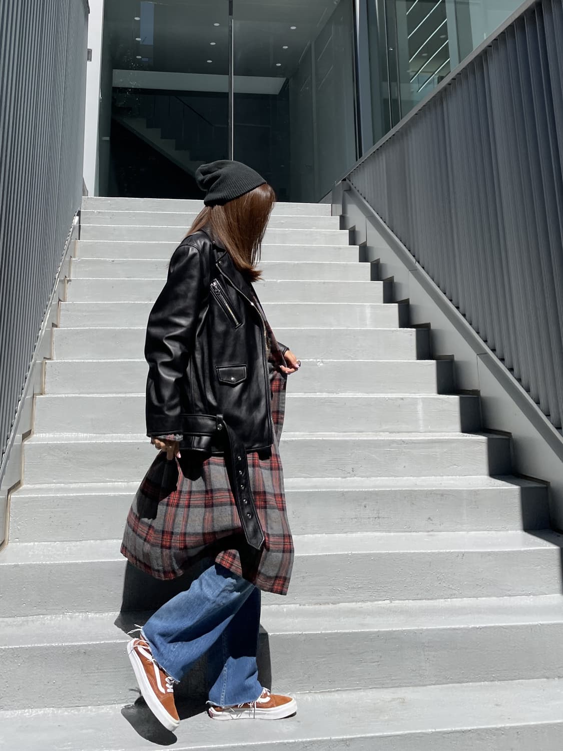 넘버 프로젝트 타탄체크 로브 상품이미지7