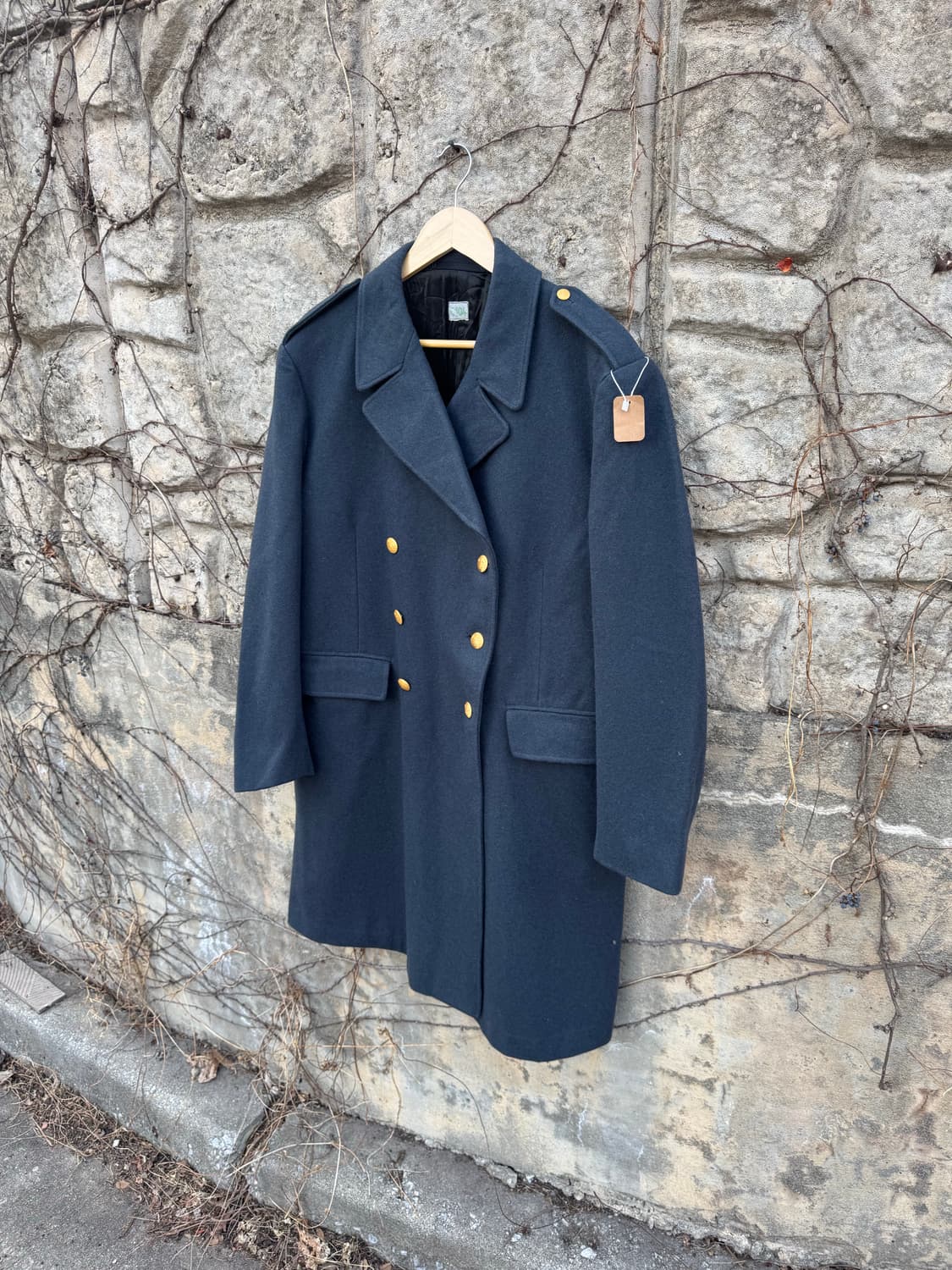 60s 스웨덴군 오리지널 울 코트 상품이미지3