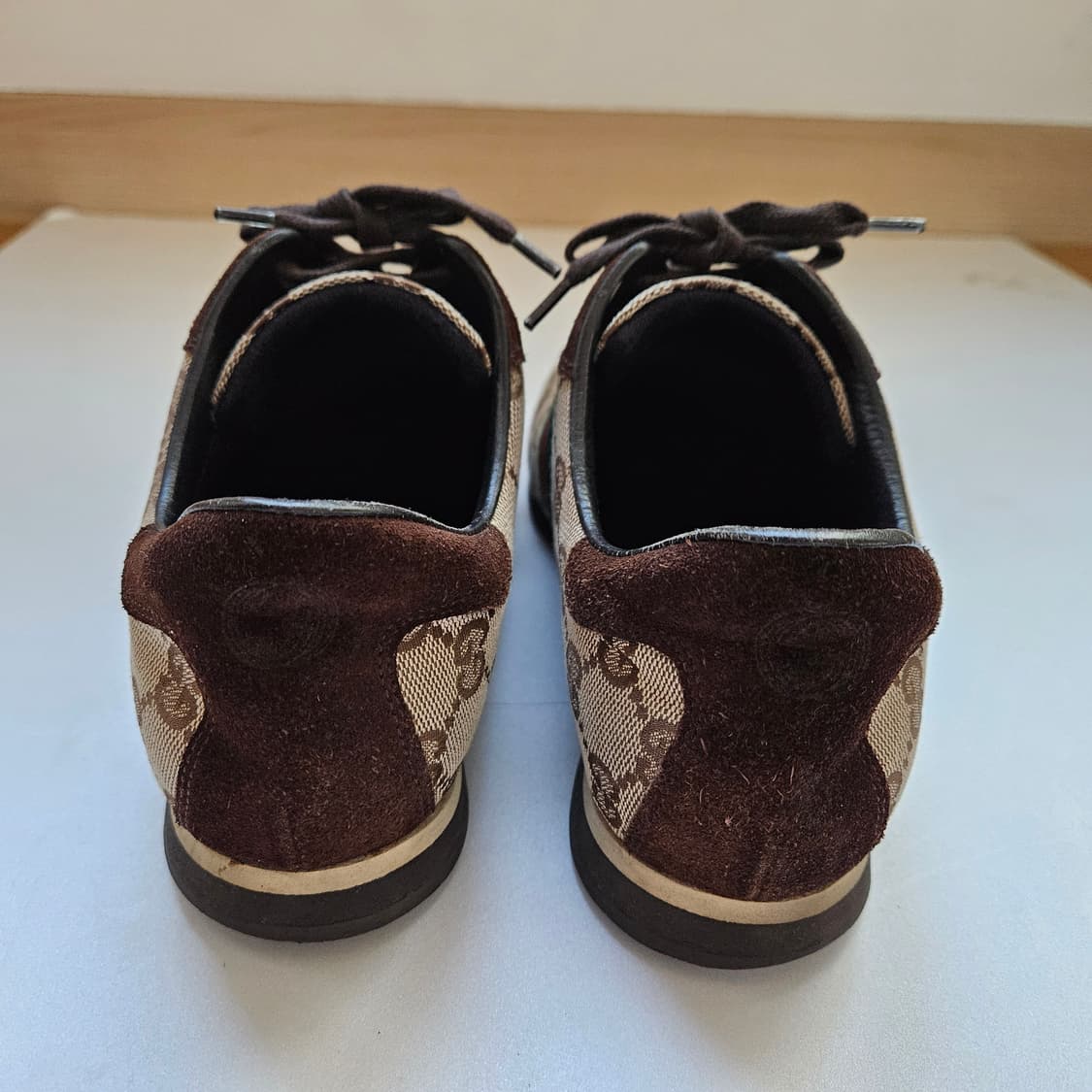 구찌 자가드 스웨이드 스니커즈 37(240) 상품이미지4