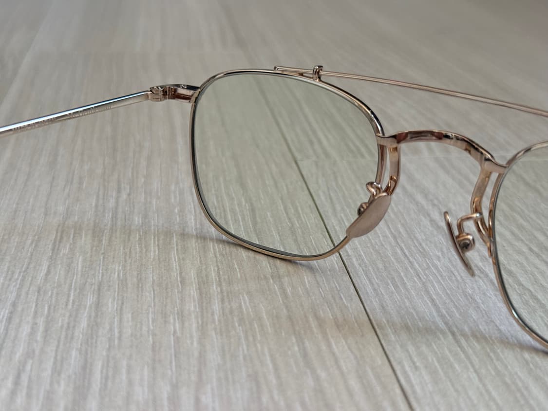 미스터젠틀맨 BRAD 투브릿지안경 col.A 유광골드 상품이미지4