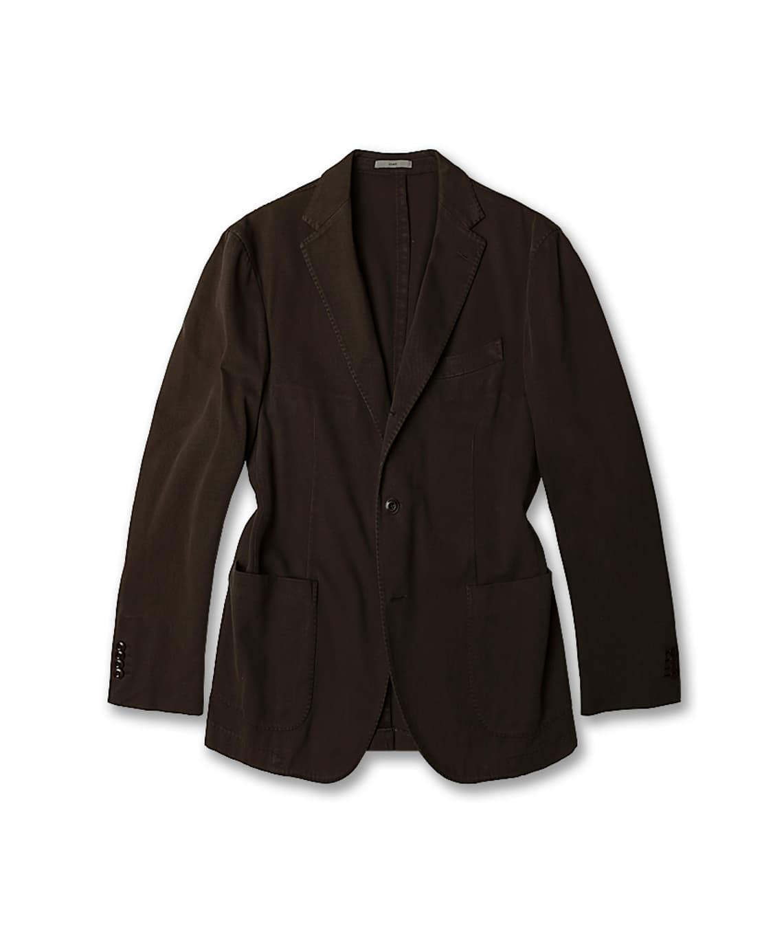 볼리올리 [Boglioli] 초코 브라운 가먼트 트윌 코튼 스포츠 자켓 상품이미지1