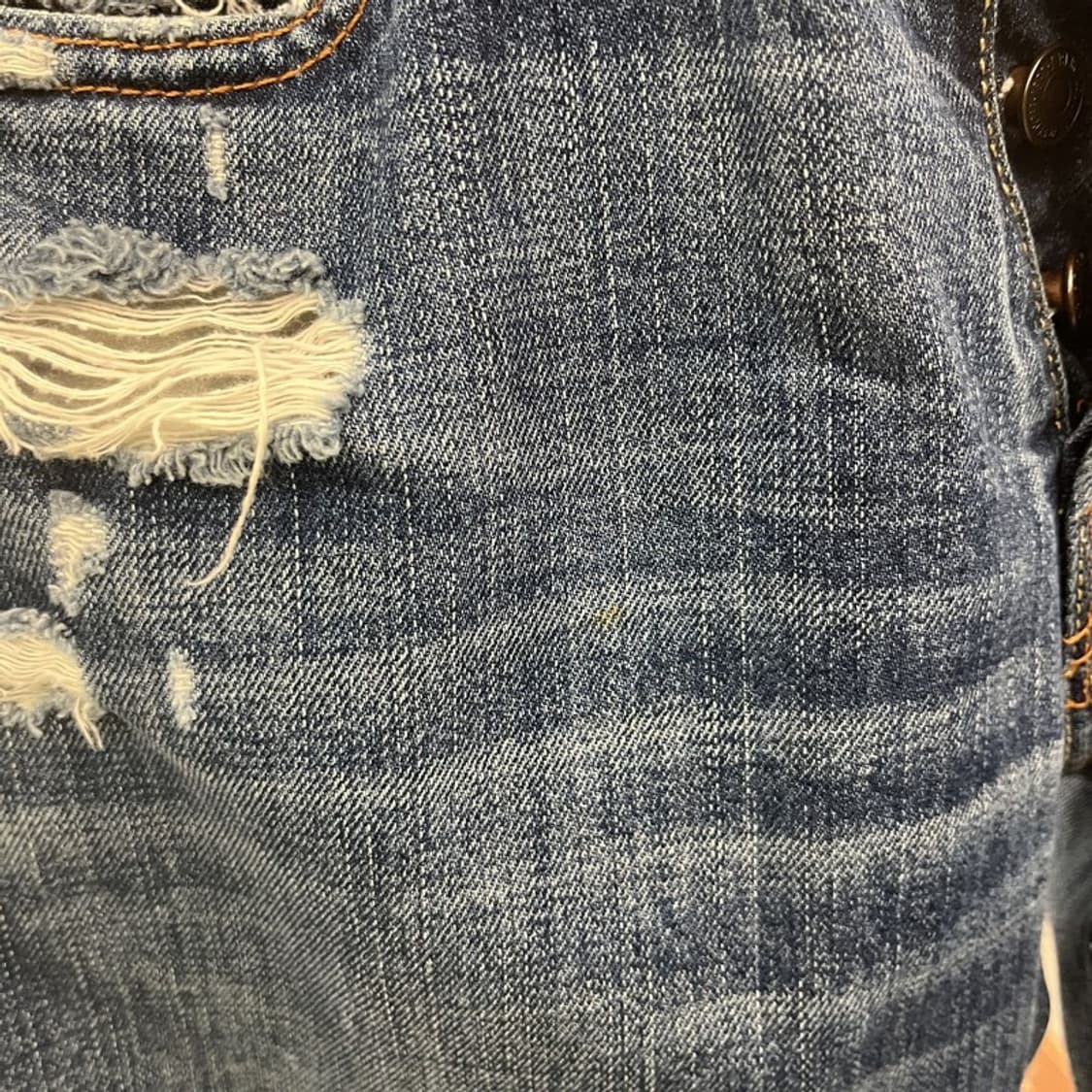 아베크롬비 스트릿 힙합 아메카지 찢청 데님팬츠 32인치 C10405 상품이미지5