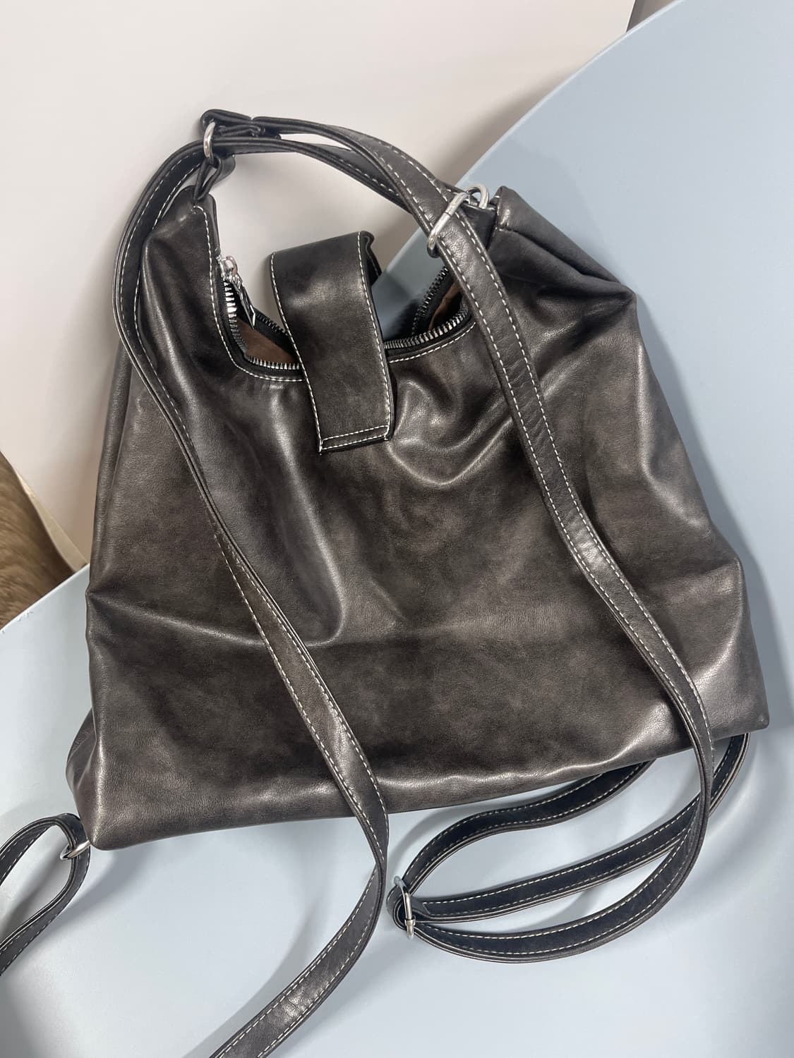 새상품 베티붑 얼킨캔버스 크로스백 백팩 숄더백 상품이미지2