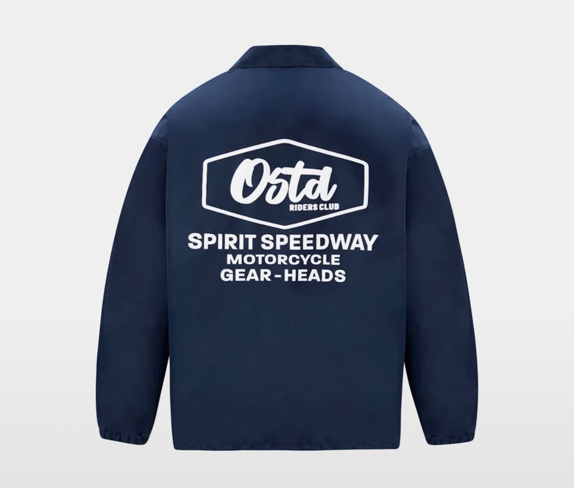 아웃스탠딩 OSTD MOTORS 코치자켓(블랙/네이비) 상품이미지1