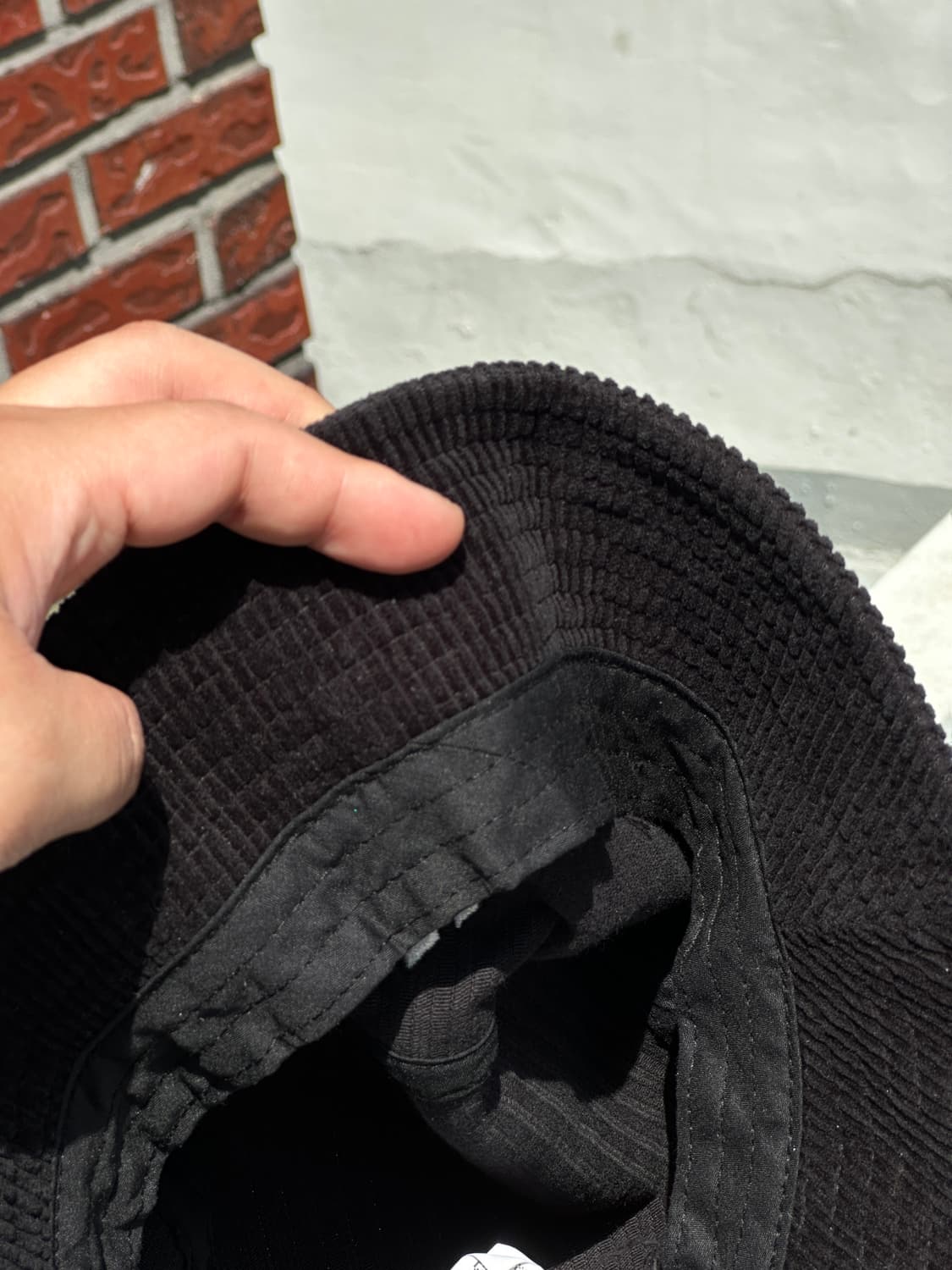 [M] MLB 엠엘비 뉴욕양키스 코듀로이 블랙 버킷햇 모자 상품이미지5