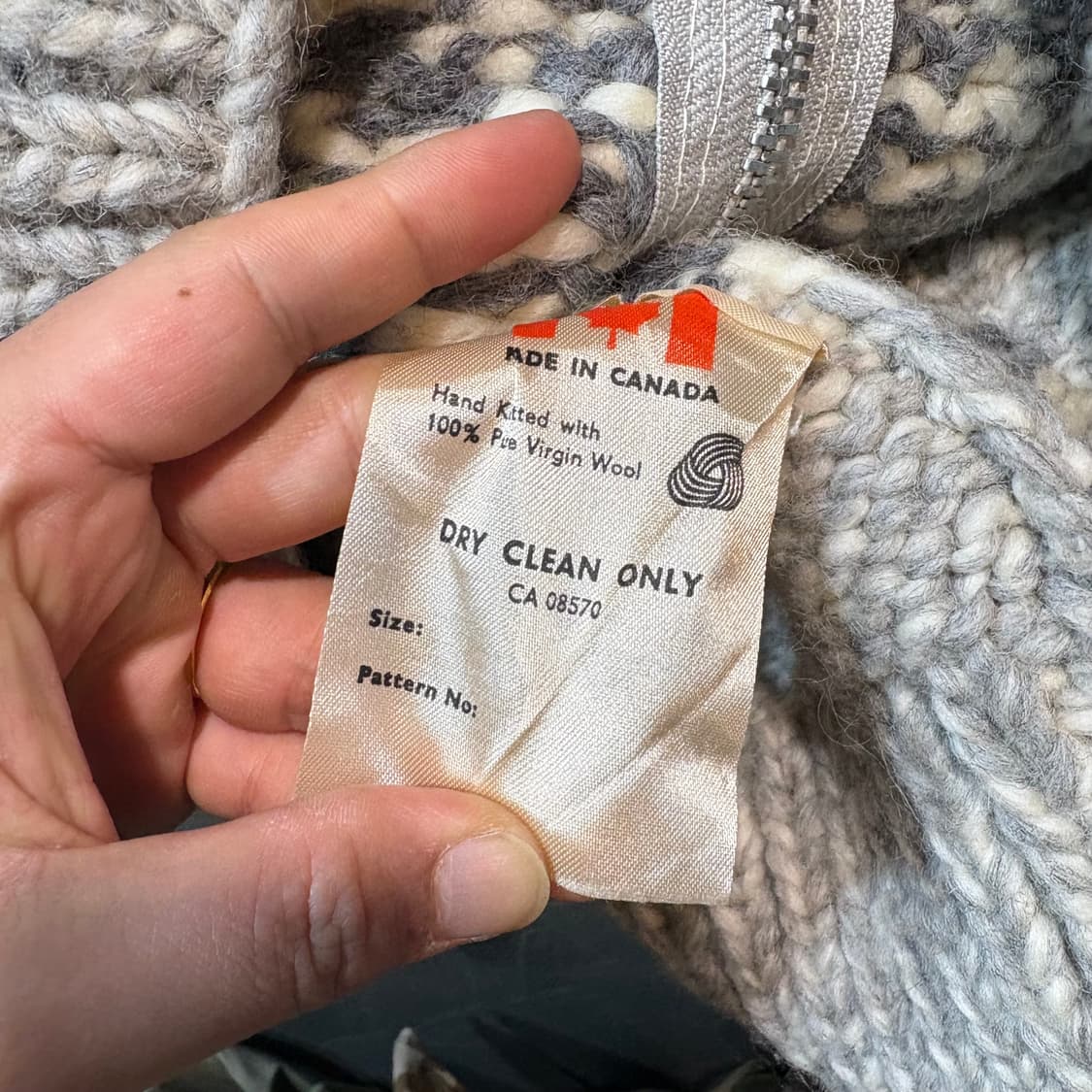 [XL] CANADA 빈티지 캐나다 코위찬 스웨터  상품이미지8