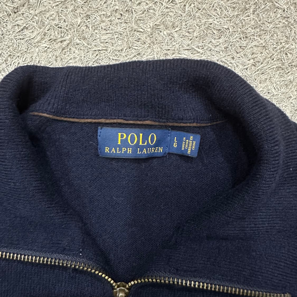 [100] 폴로 랄프로렌 울 반집업니트 상품이미지3
