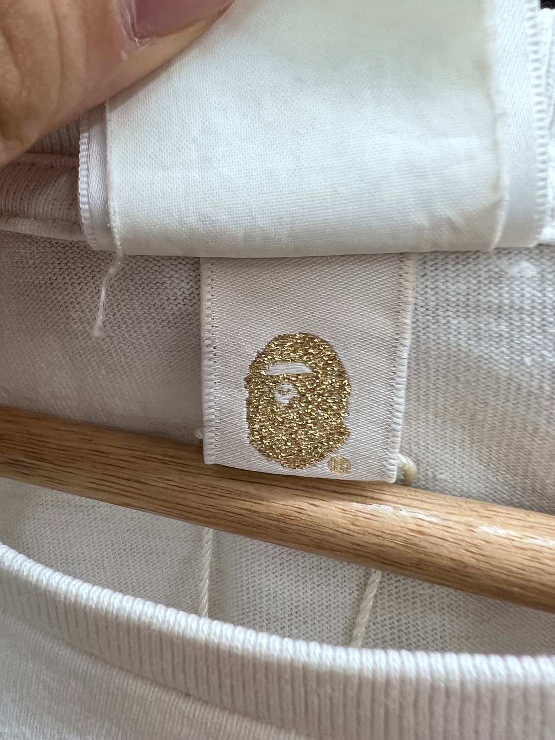 베이프 BAPE 컬리지 로고 카모 티셔츠 2XL 상품이미지5