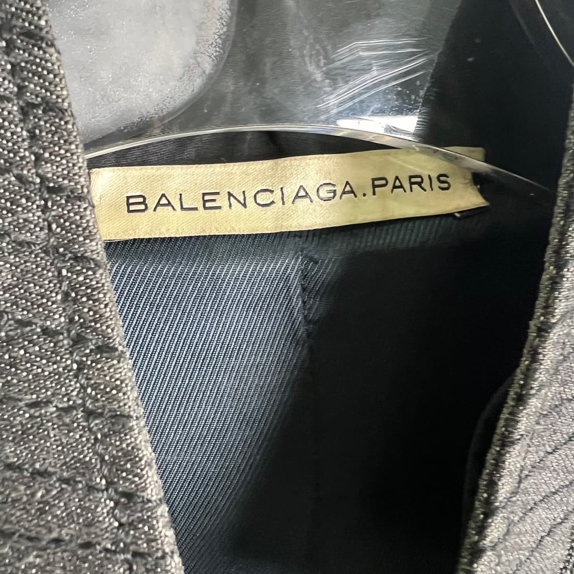 발렌시아가 다크 그레이 린넨 사파리 자켓 36 상품이미지3