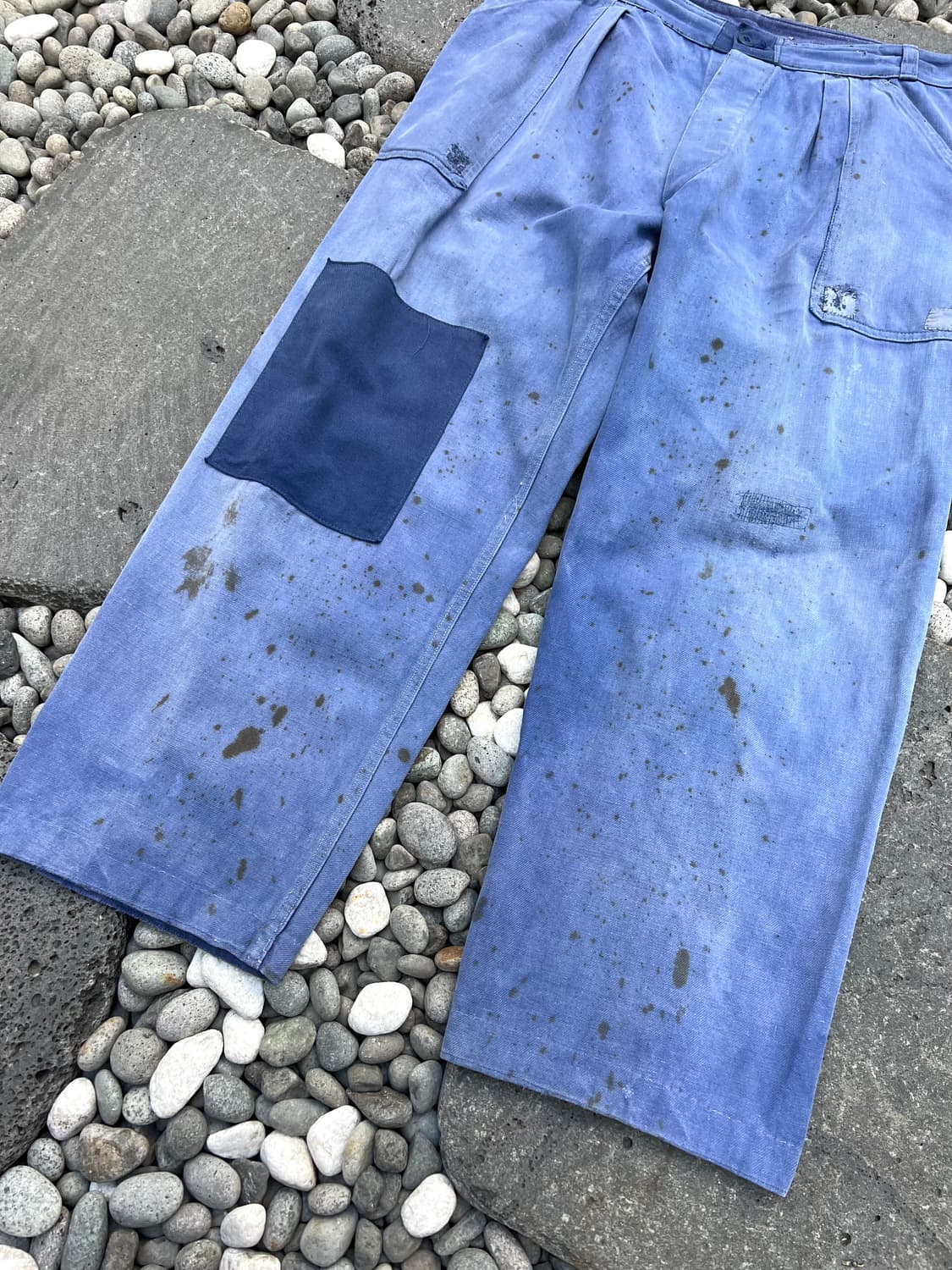 HARD FADED WASHING 패치워크 빈티지프렌치워크팬츠 상품이미지6