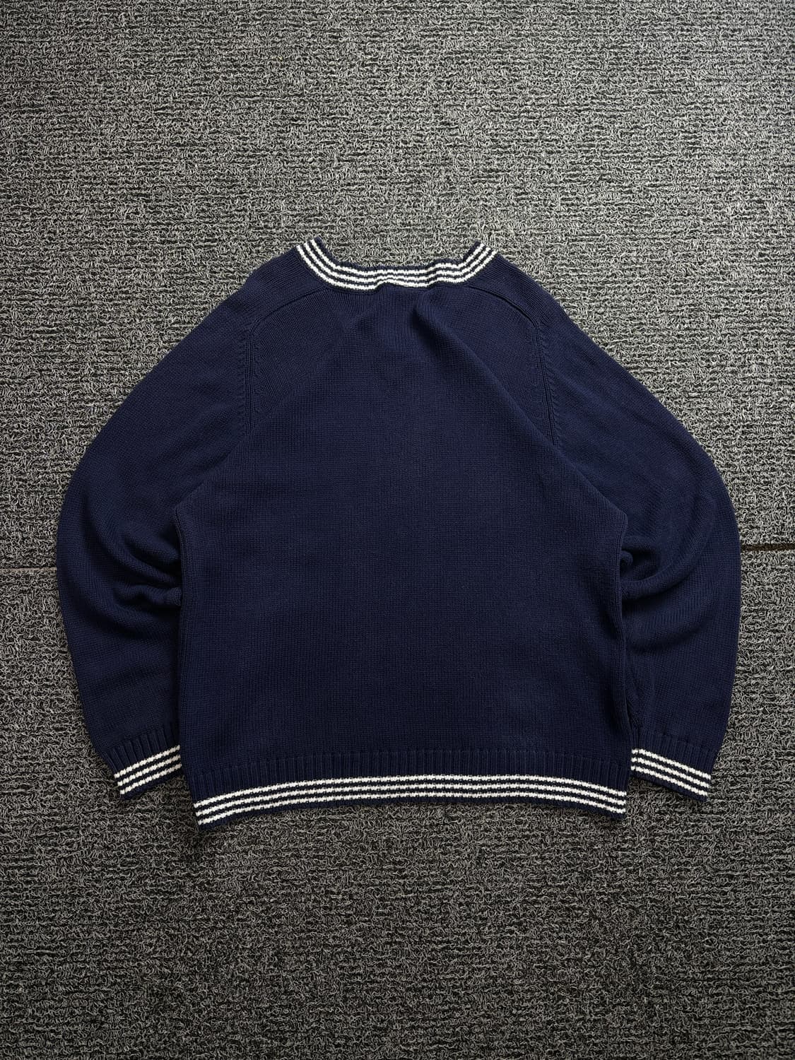 90s 아디다스 올드스쿨 트레포일 박시핏 스웨터 1954 상품이미지4