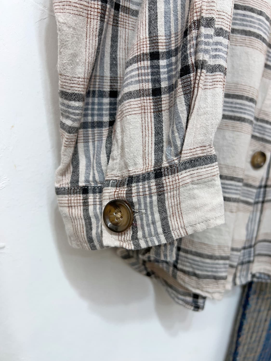👧🏻WEGO     Oversized Checkered Shirt  상품이미지6