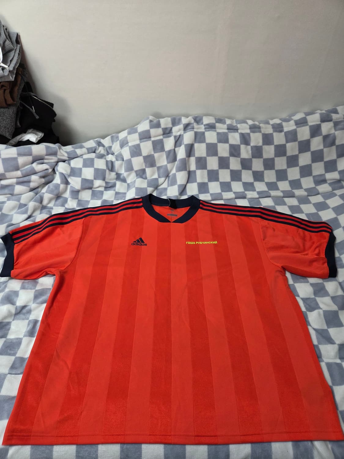 아디다스 GOSHA 고샤 루브친스키 콜라보 사커져지 티셔츠 진오렌지 XL 상품이미지1