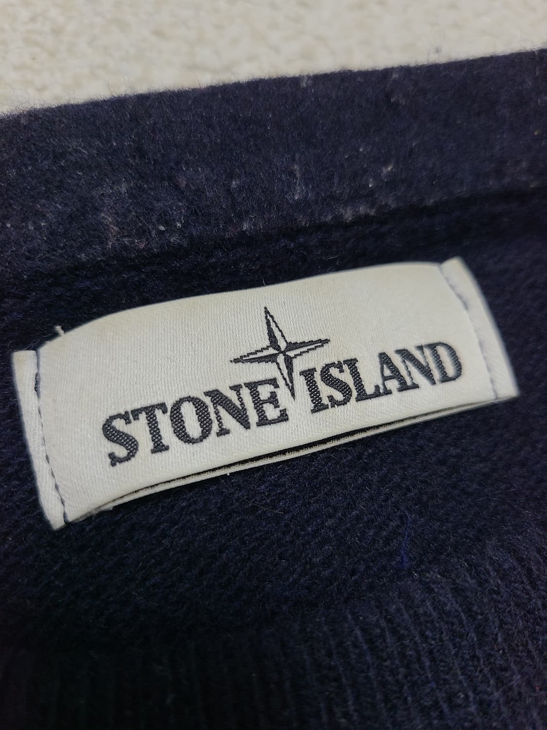 스톤아일랜드 네이비 라운드니트 M 상품이미지4