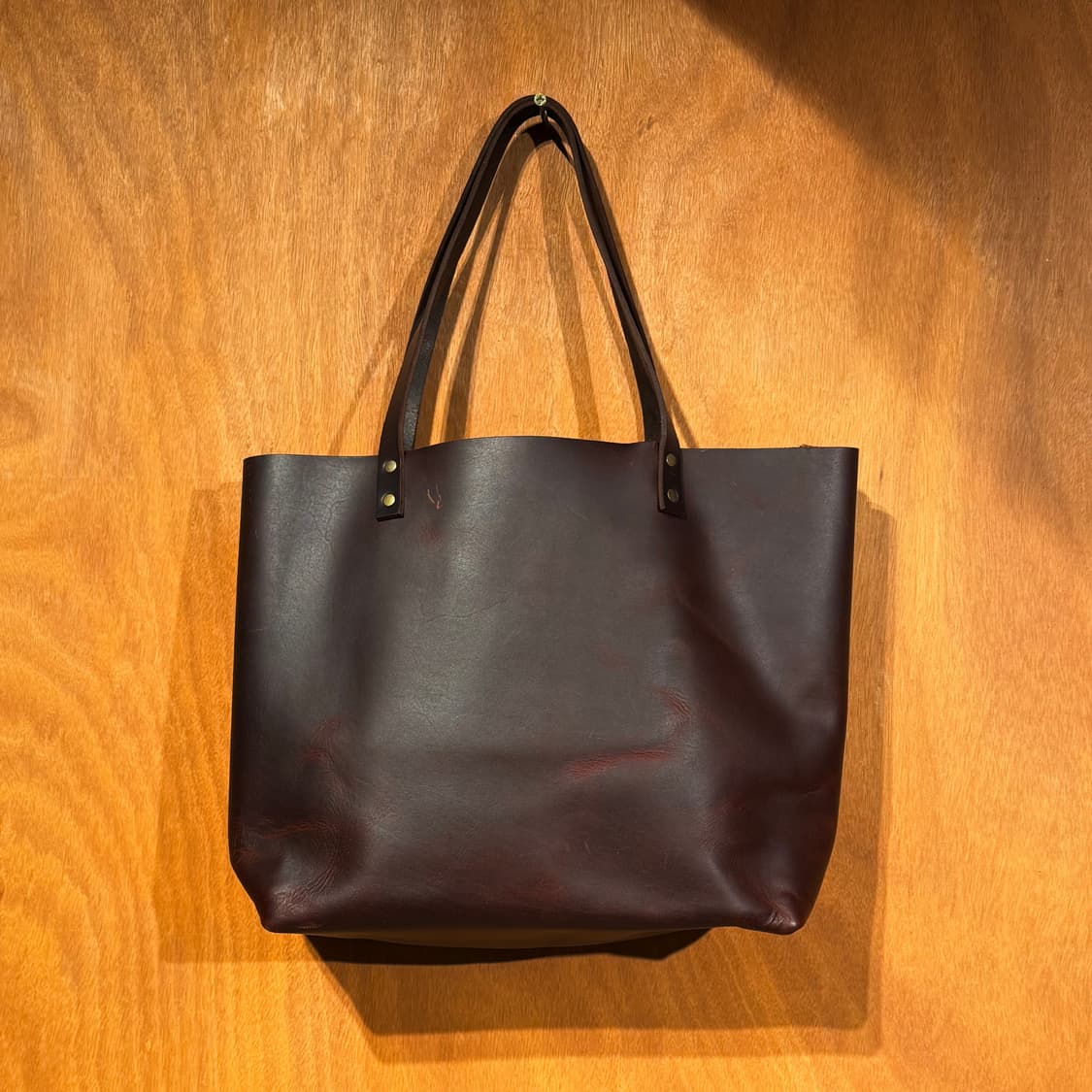 USA 포틀랜드 레더 풀그레인 레더 토트백 소가죽 상품이미지7