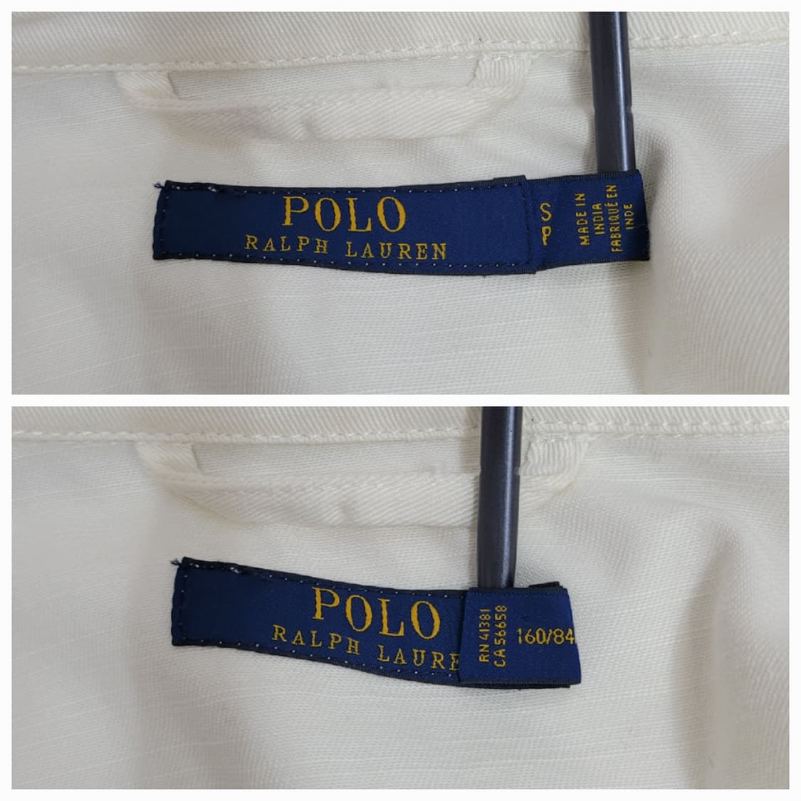 POLO 폴로랄프로렌 치노 데님 투웨이 자켓 / 여 S 화이트
 상품이미지8