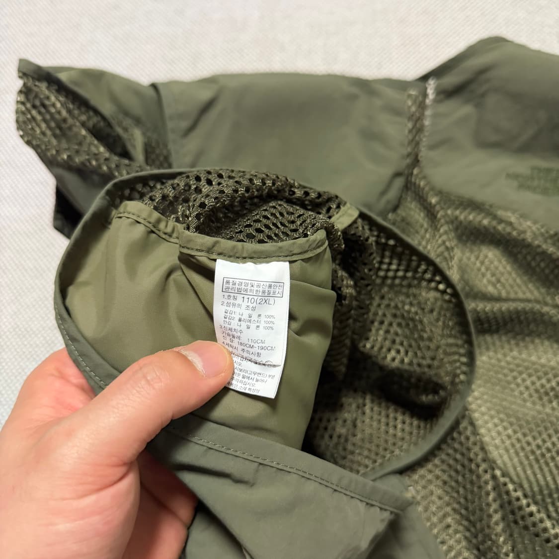 노스페이스 바람막이 조끼 상품이미지4