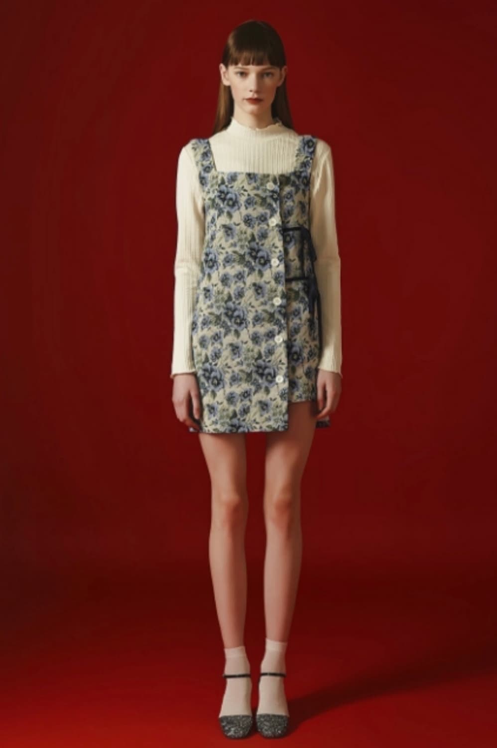 (택O,새상품)마가린핑거스 자카드 원피스 S사이즈 상품이미지4