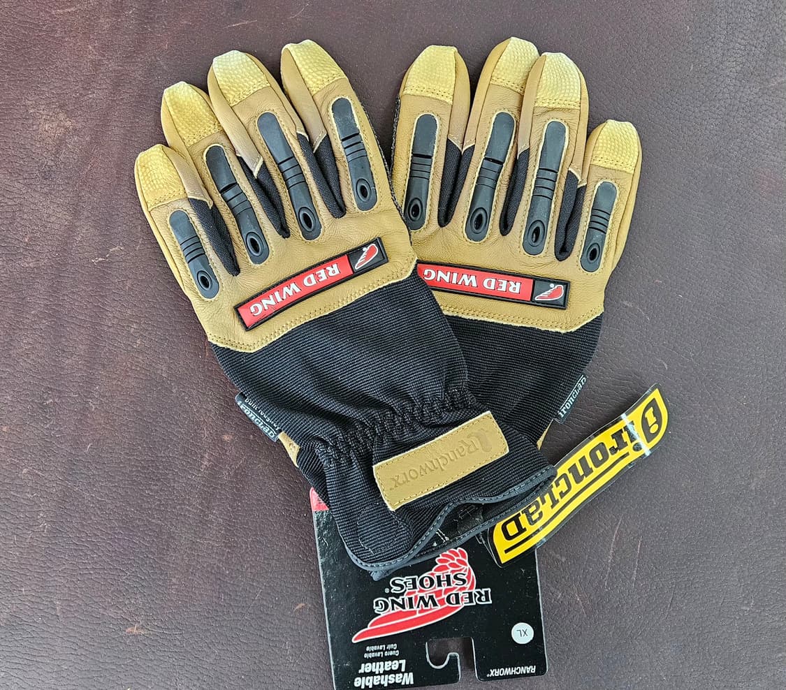 레드윙 렌치웍스 가죽 장갑, XL 2켤레 몽땅 33,000원 상품이미지3