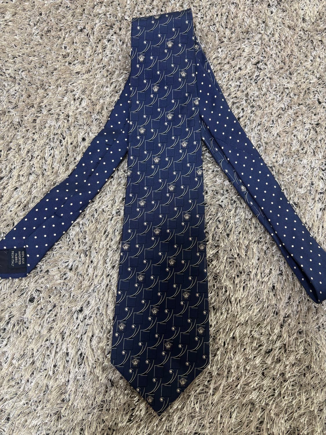 일제 베르사체 실크 100프로 넥타이 상품이미지1