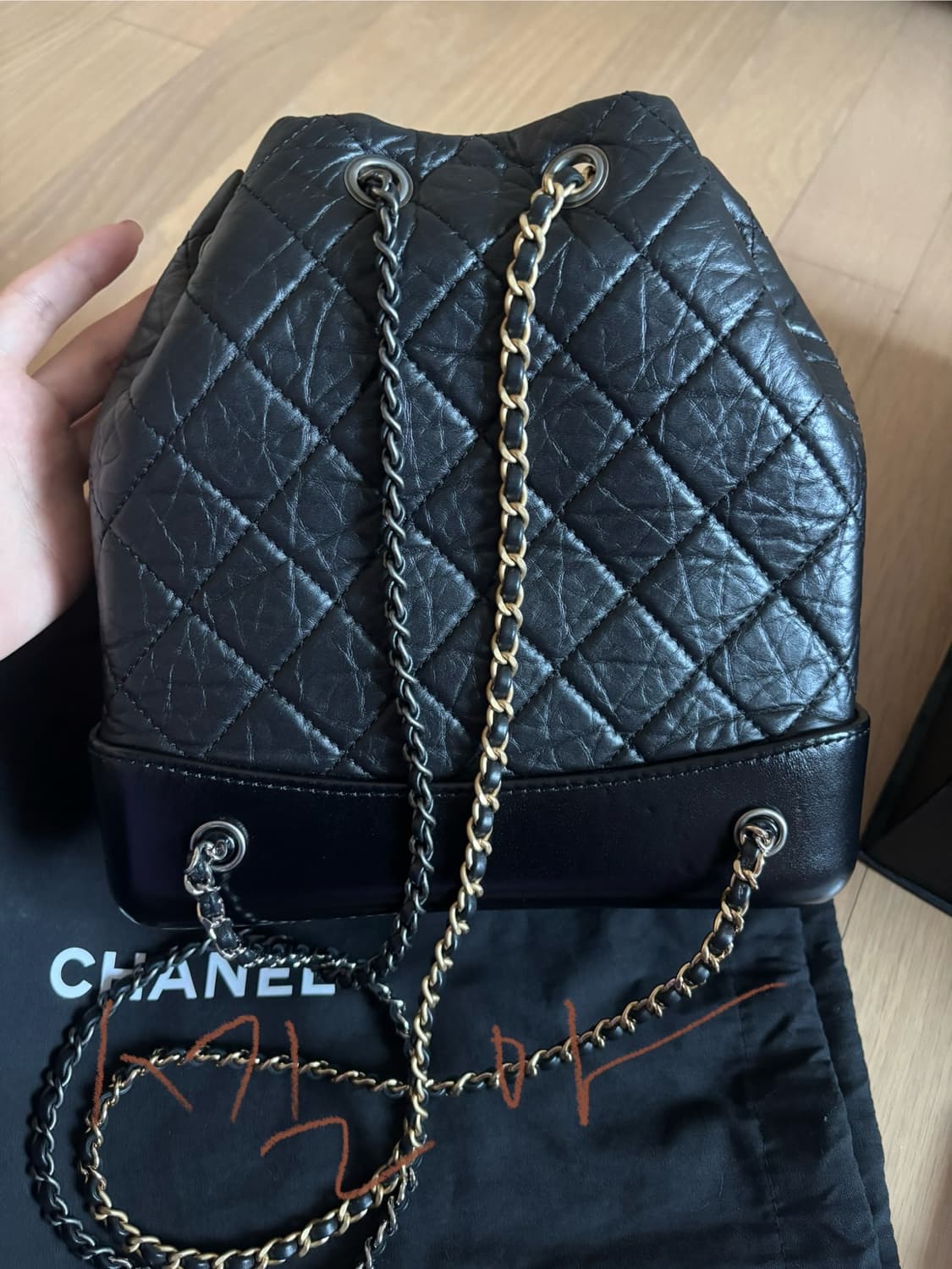 샤넬 가브리엘 백팩 블랙 스몰 상품이미지2