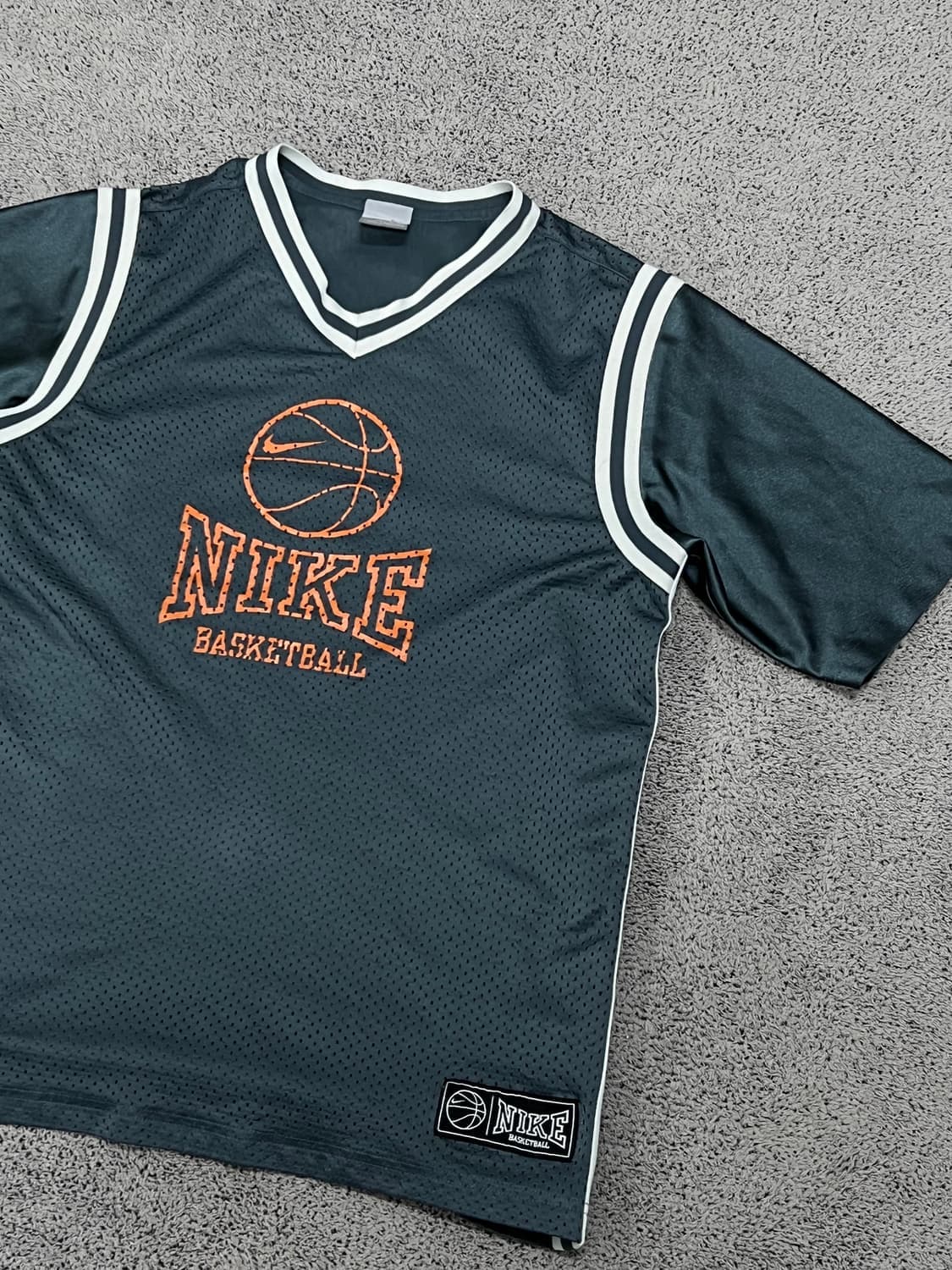 (XL) 나이키 올드스쿨 농구 매쉬 반팔 티 상품이미지2