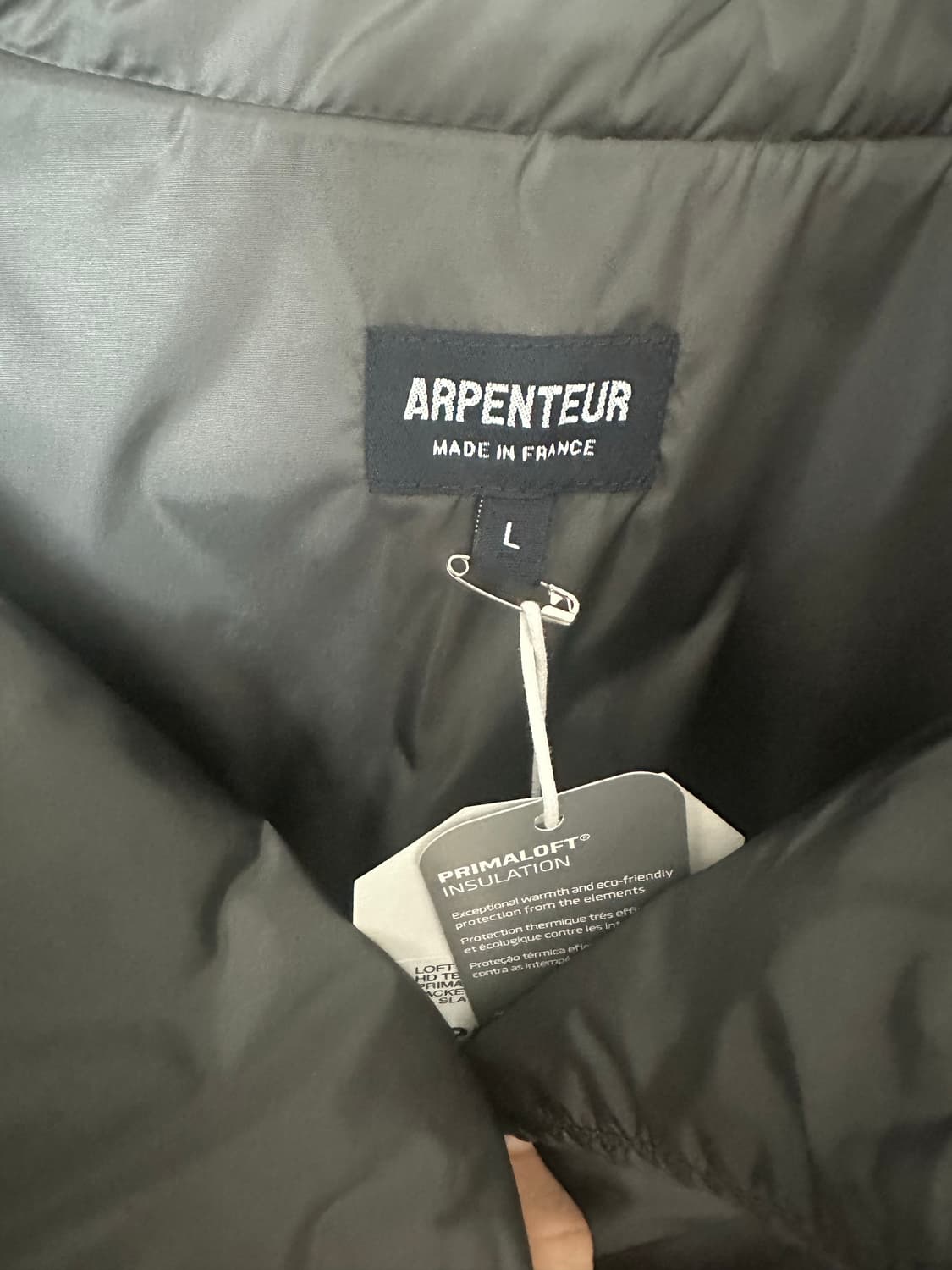 아르팡테르 프랑스 브랜드 프리마로프트 자켓 판매 상품이미지5