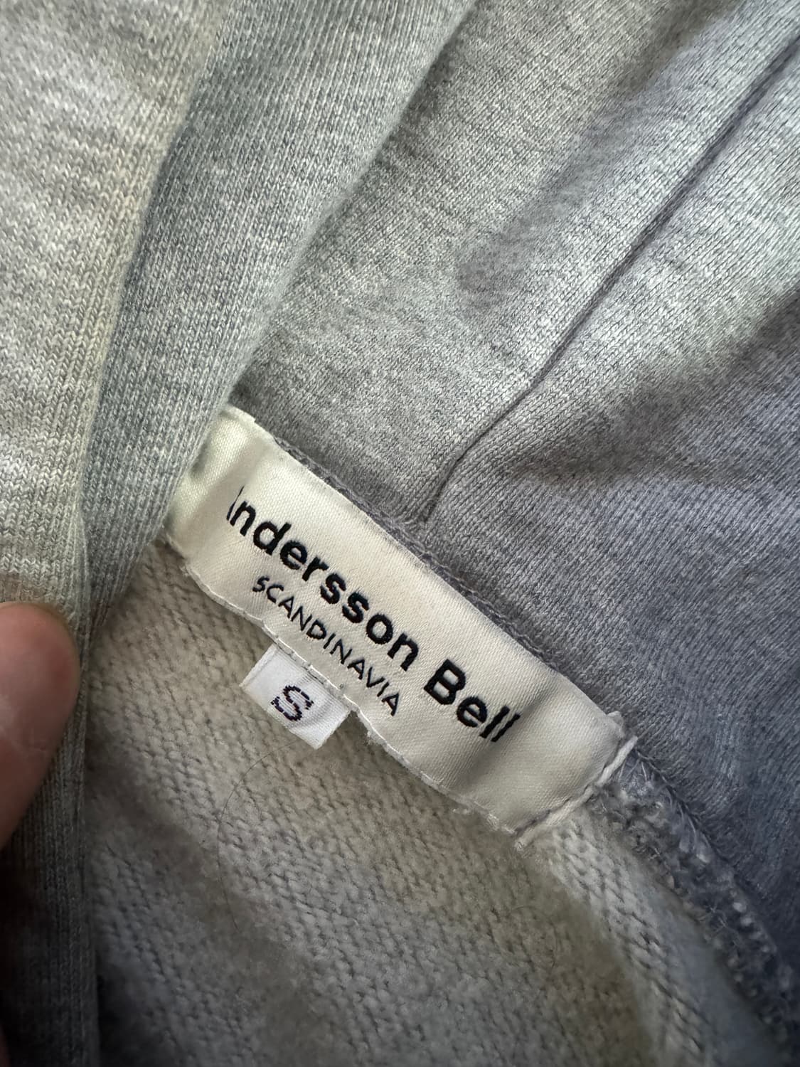 공용!! 정품 앤더슨벨 뒷 프린팅 스웻 후드티 S 상품이미지3