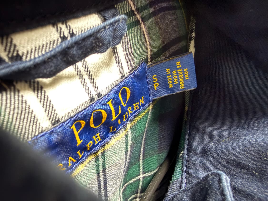 폴로 코튼 트윌 자켓 네이비 s 상품이미지3