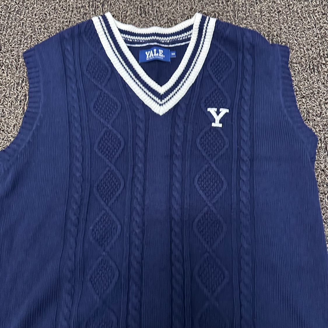 YALE 예일 여성 니트 조끼 신장 160 상품이미지2