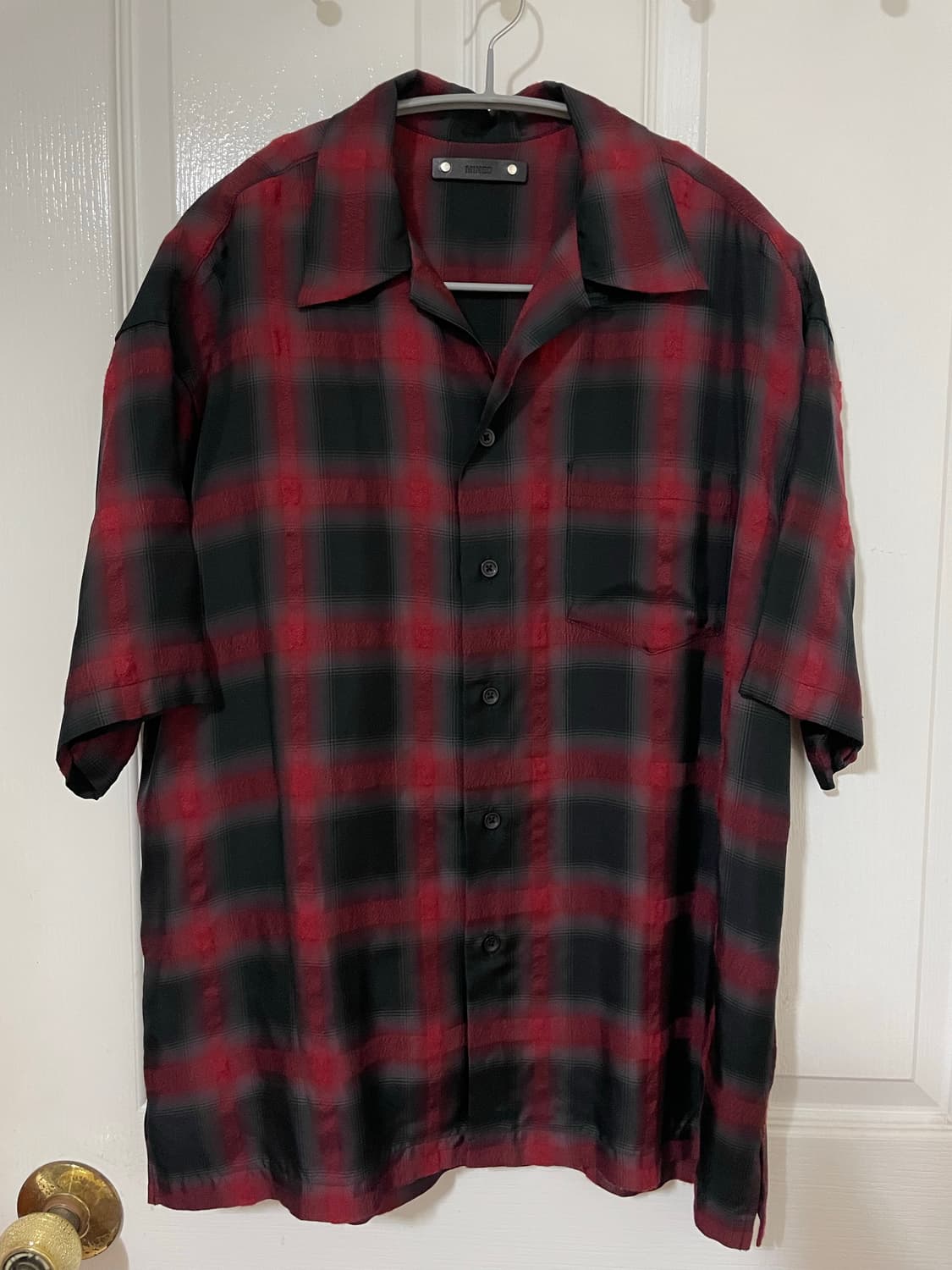 [1] 마인데님 큐프라울 옴브레 오픈카라 셔츠 상품이미지4