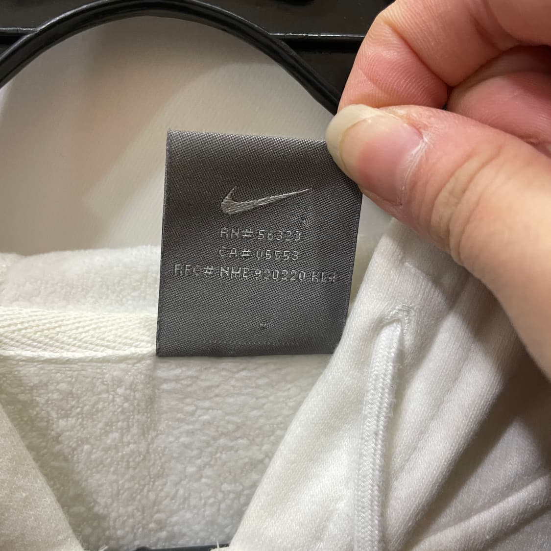 나이키 화이트 후드집업 상품이미지5