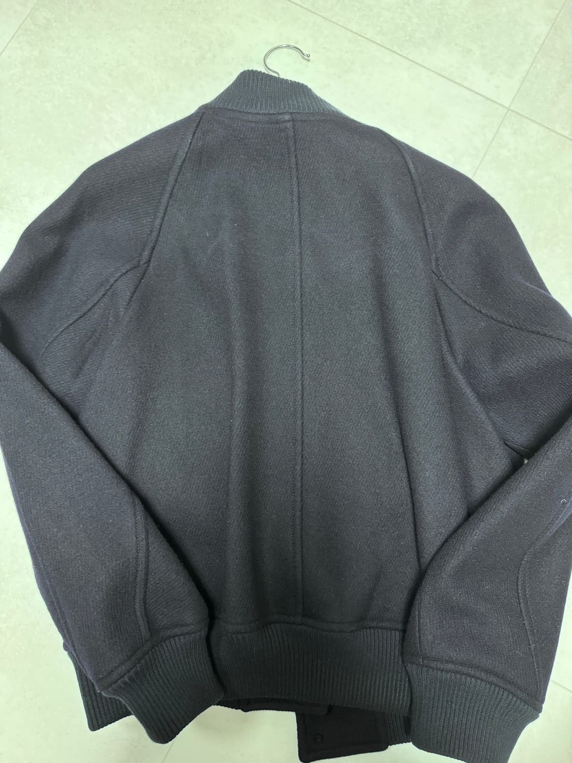 (중고/L) 애프터프레이 A-1 울 블루종 네이비 L 상품이미지4