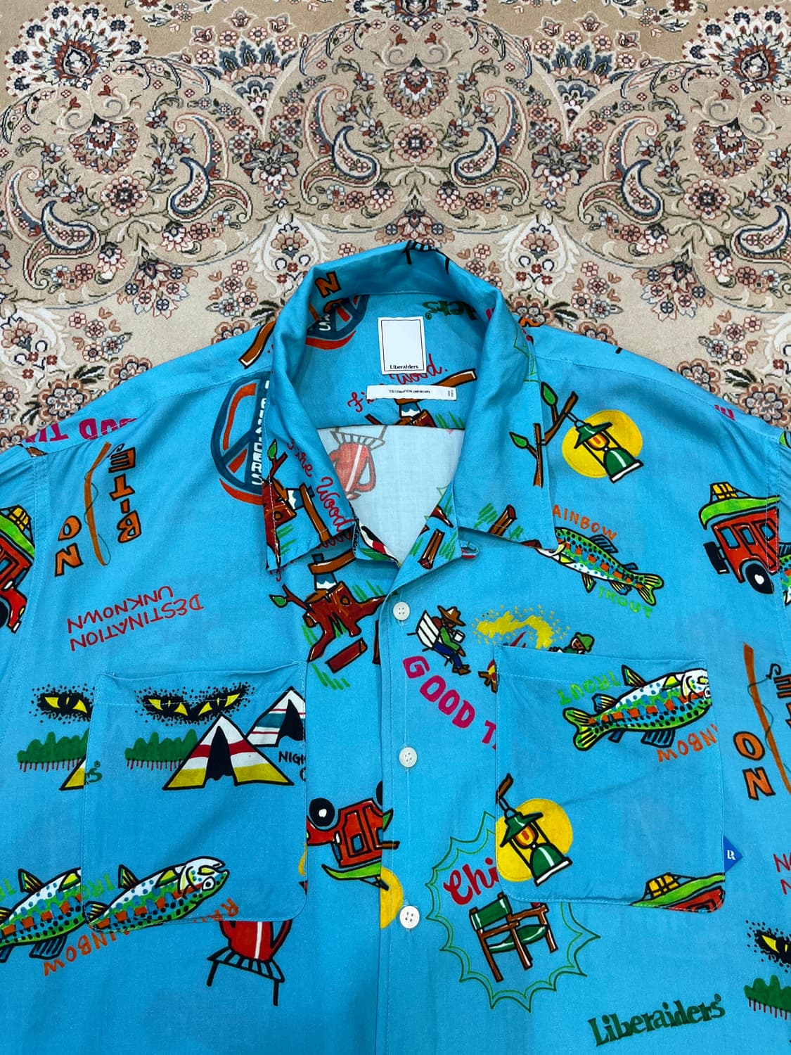 리베라이더스 캠프 후지 레이온 반팔 셔츠 상품이미지5