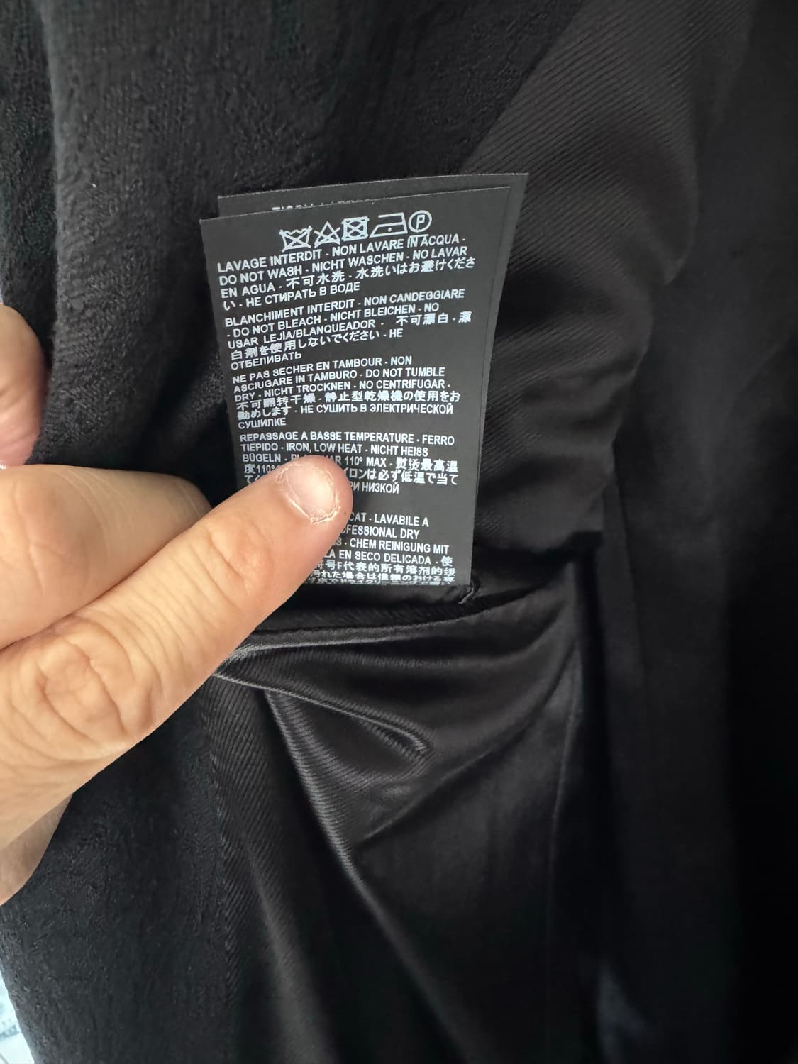 생로랑 페이즐리 문양 코트 54(105) 상품이미지8