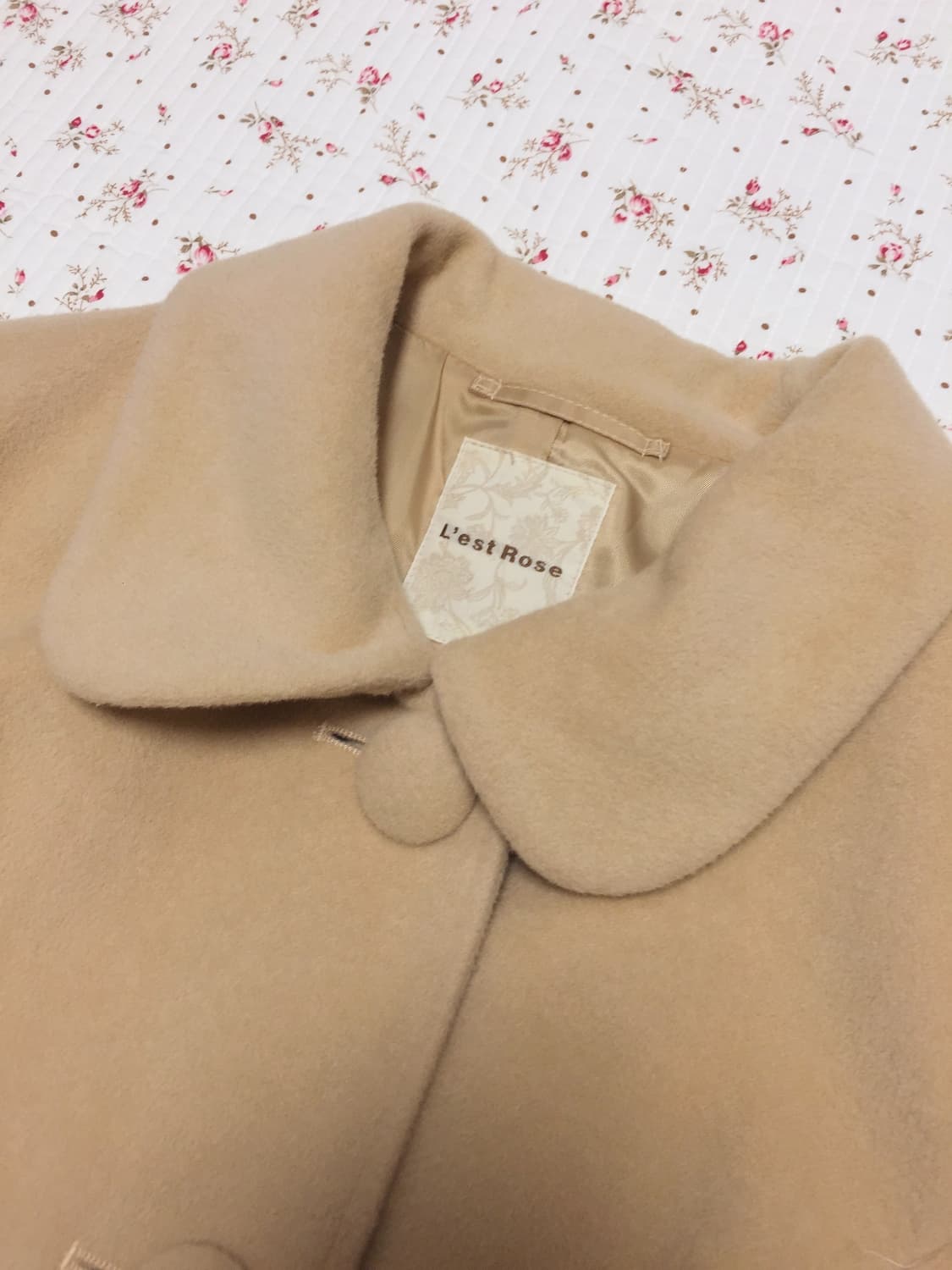 빈티지 라떼갸루모리걸 레스트로즈 코트 상품이미지3