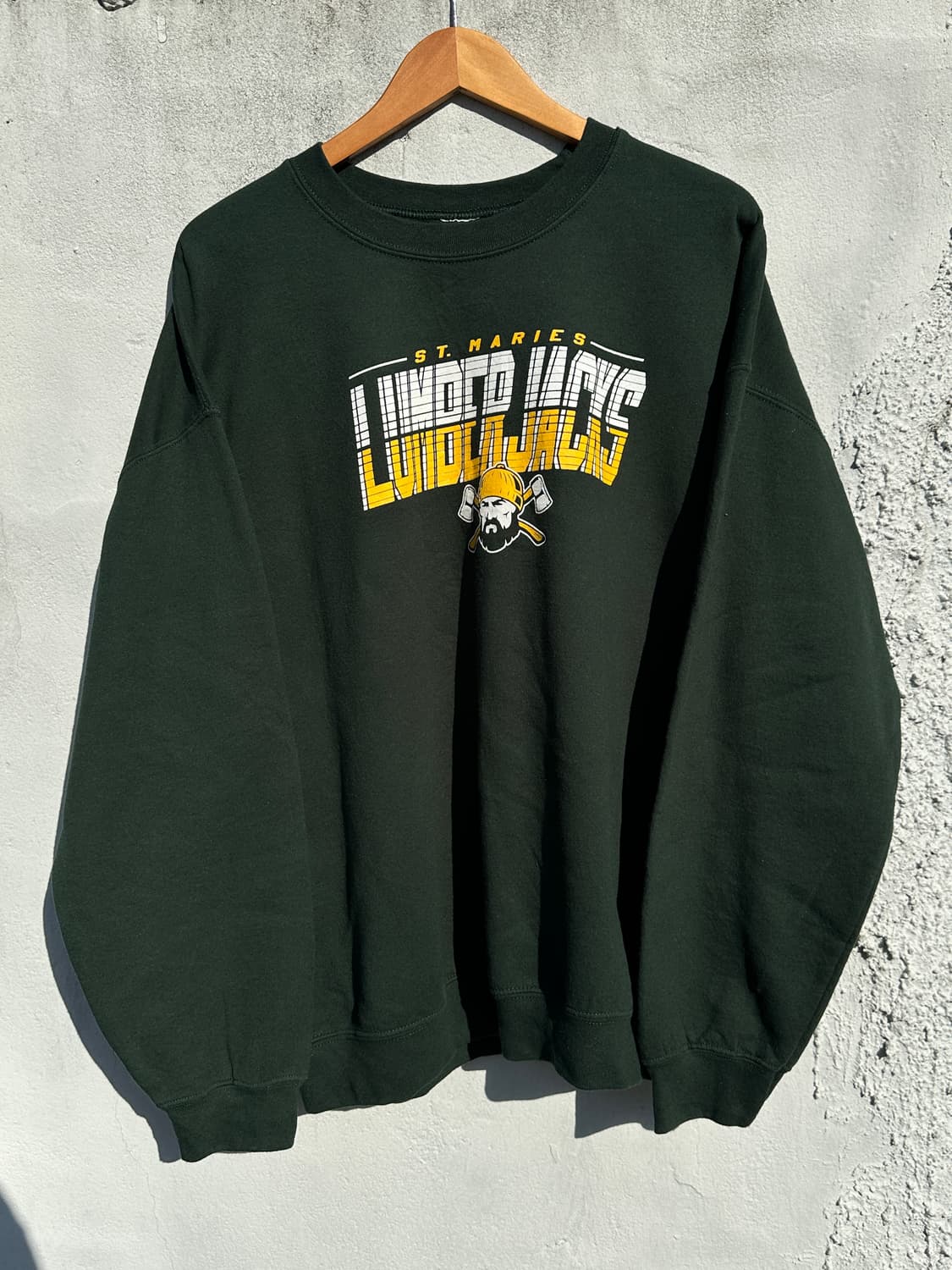 [XL] USA LUMBER JACK 다크그린 맨투맨 스웻셔츠 상품이미지1