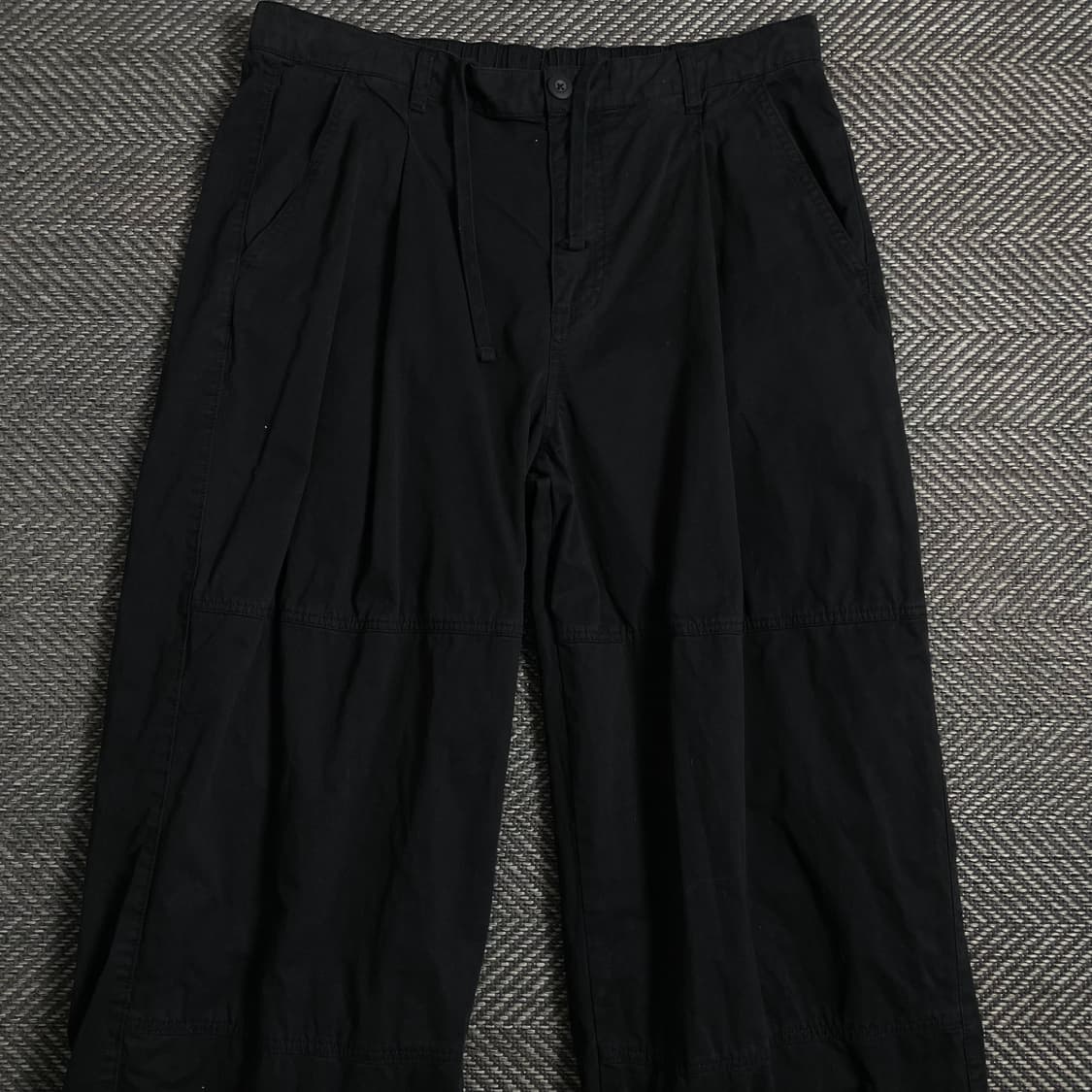 자라 빈티지 벌룬핏 코튼 팬츠 블랙 y 4430 상품이미지4