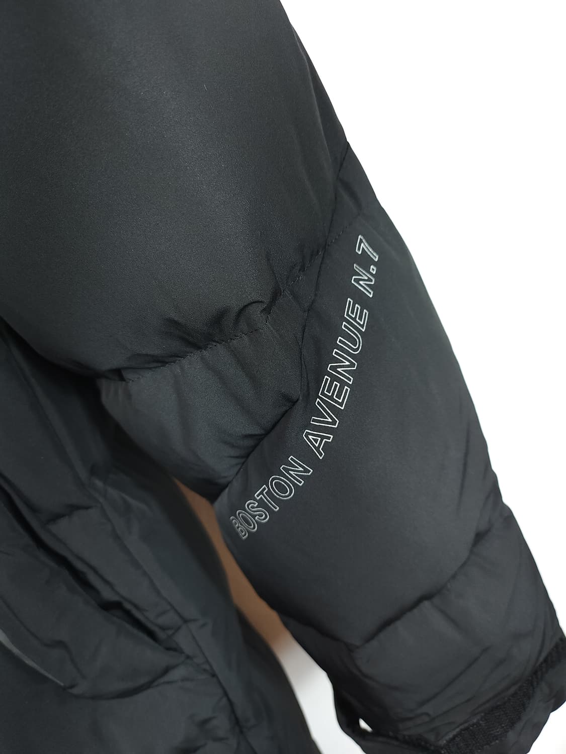 폴햄 구스롱패딩 S (90) 블랙 새제품급 상품이미지4