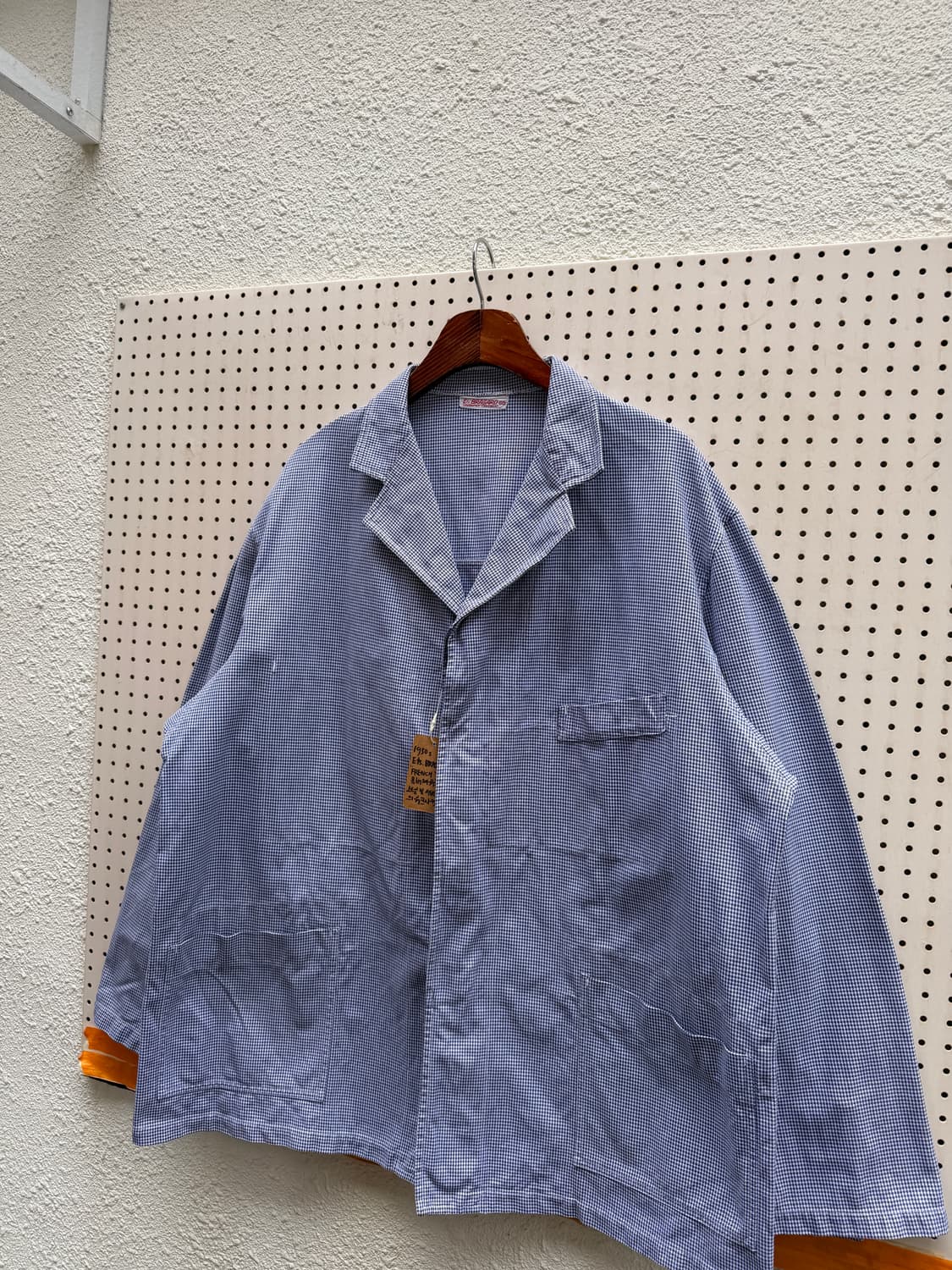 1950s Ets.BRAGARD HOUNDTOOTH 50s프렌치워크자켓 상품이미지5