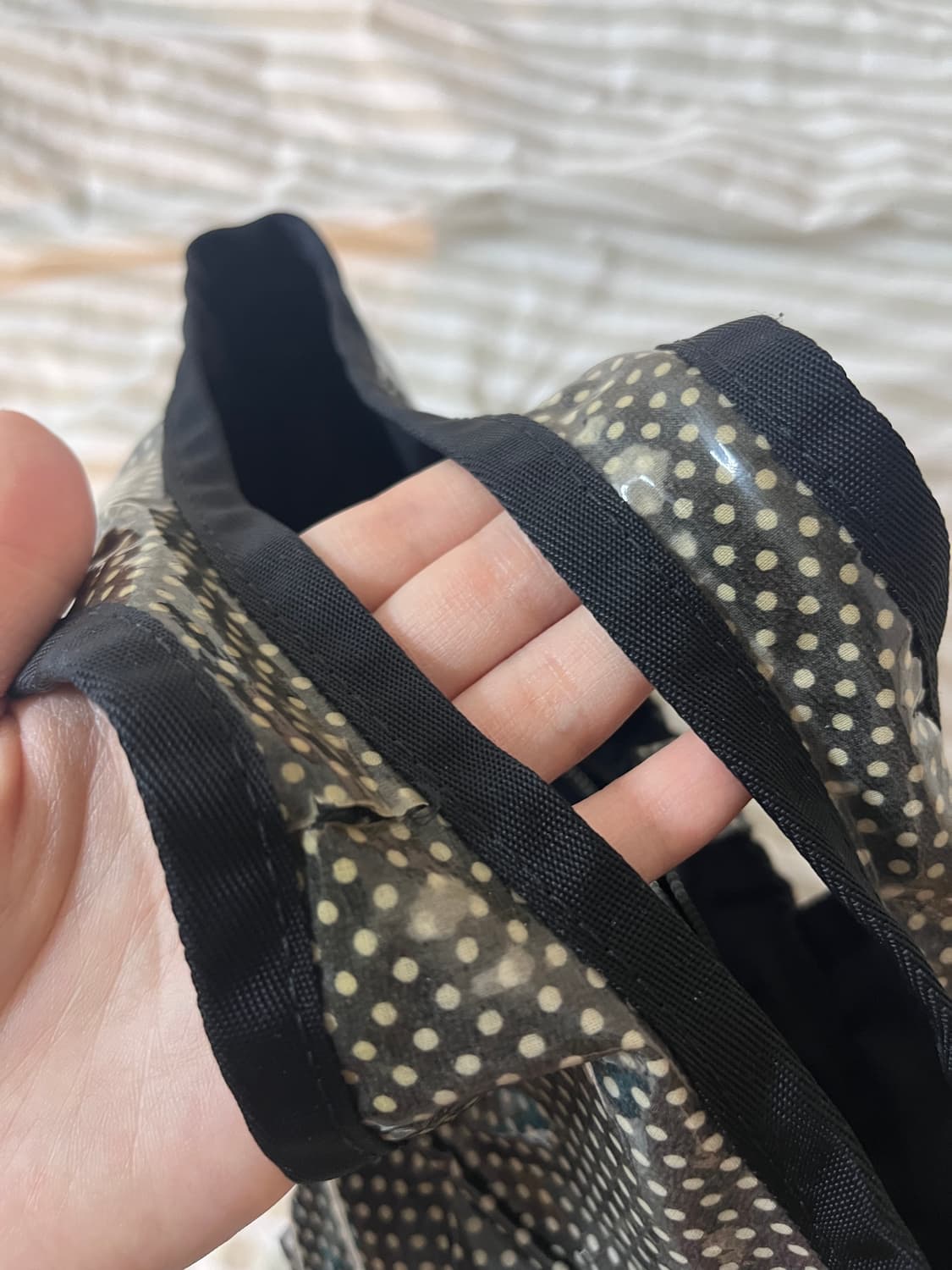 ZUCCA dot pvc gyoza bag 상품이미지7