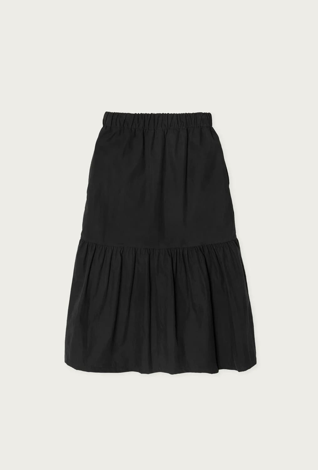 Low shirring skirt black 상품이미지3