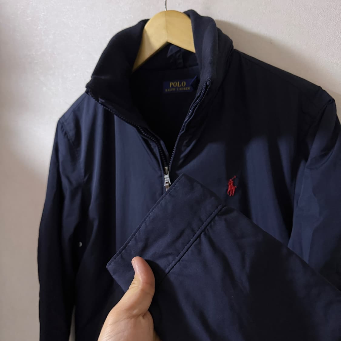 폴로 랄프로렌 기모 블루종 집업 자켓 S (남성 95-슬림 100) 상품이미지6