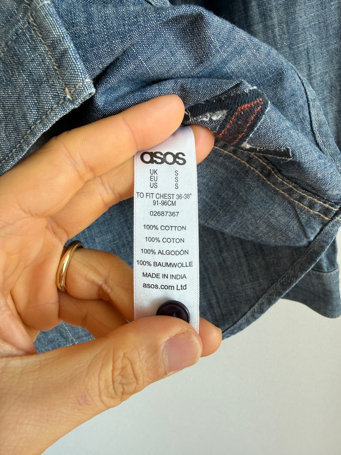 OSOS 데님 셔츠 상품이미지7