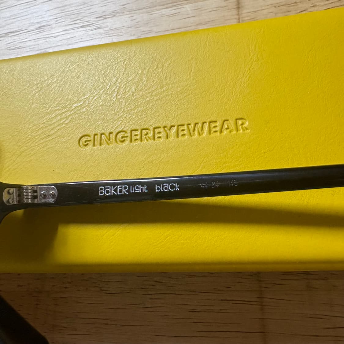 진저아이웨어 베이커 라이트 블랙 안경 상품이미지2