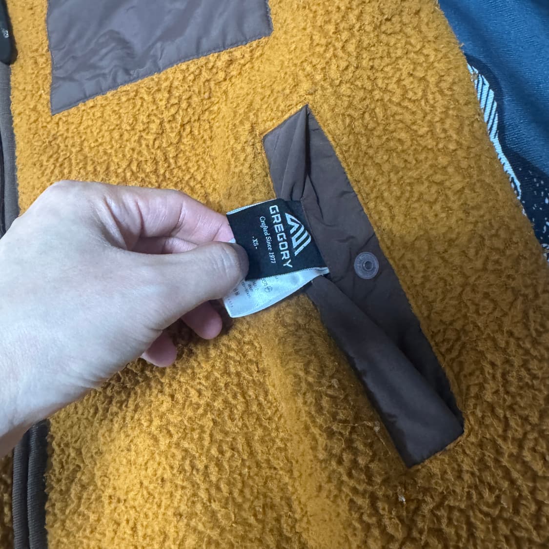 그레고리 뽀글이 양면 롱점퍼 XS사이즈 실착 남성 M 상품이미지5