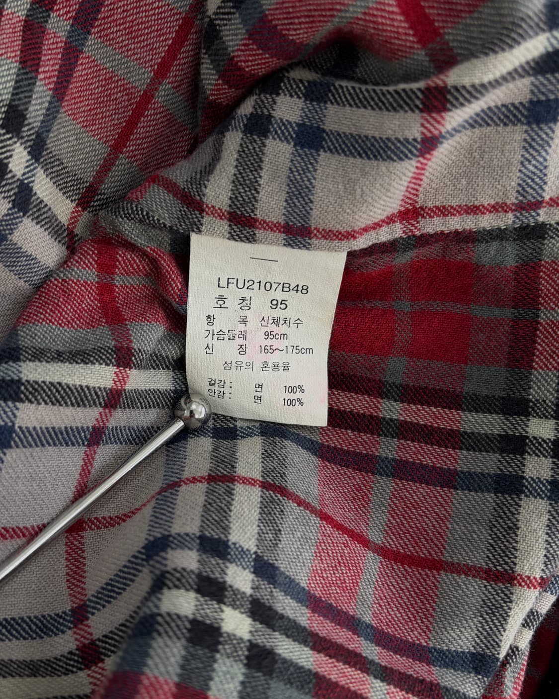 [M-L]LEE 90s 리 플란넬 라이닝 데님 자켓 초어 코트 상품이미지10