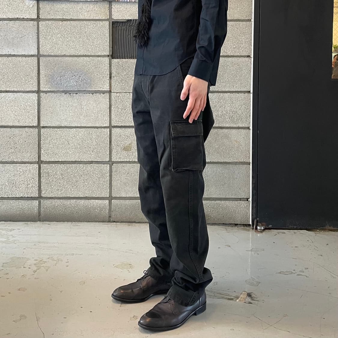 꼼데가르송 옴므 워시드 카고 팬츠 상품이미지2