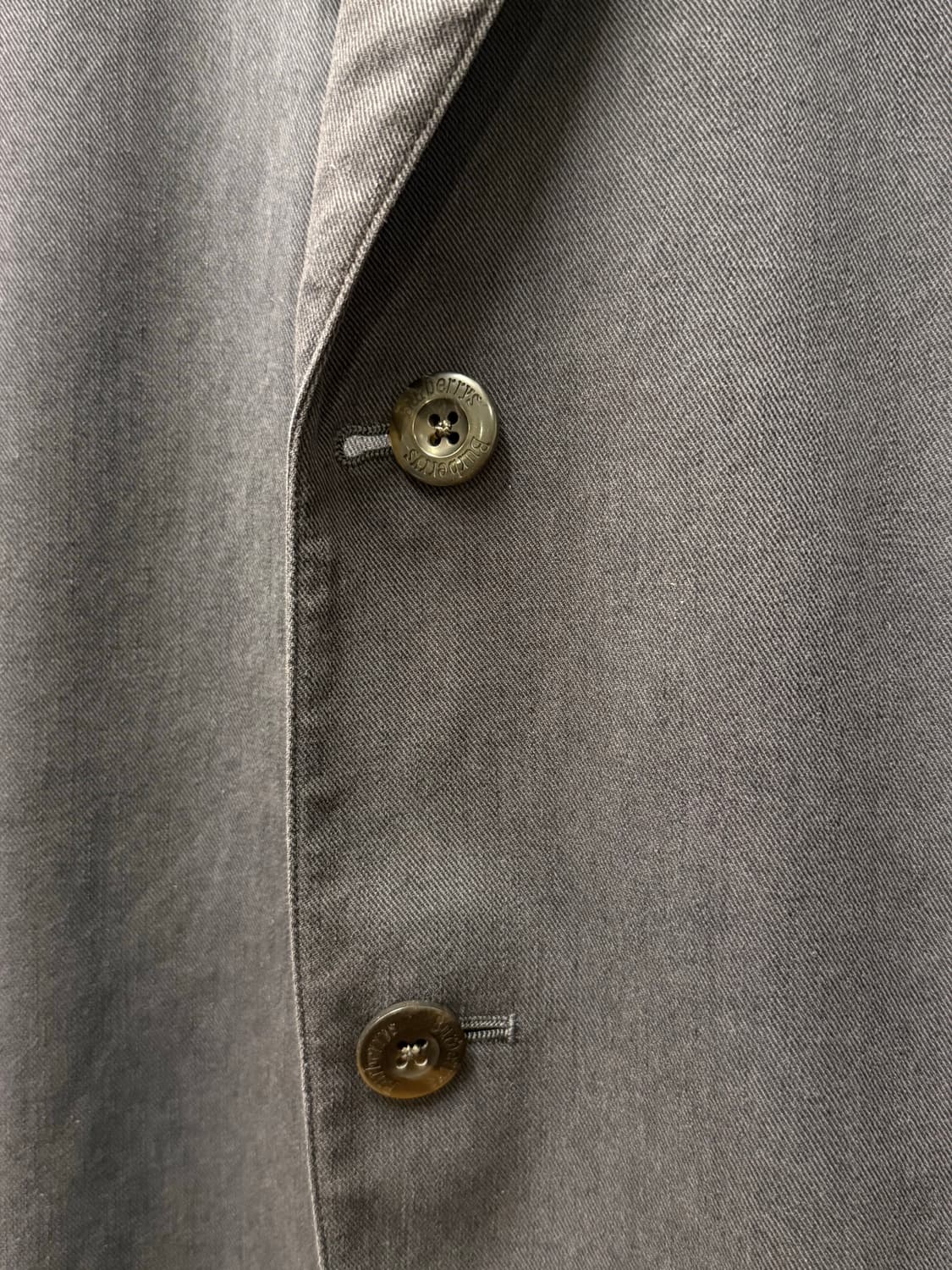 90s Burberrys Tencel-Cotton 2-Button Bla 상품이미지3